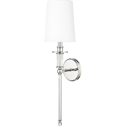None Wall Sconce Wall Light in Polished Nickel